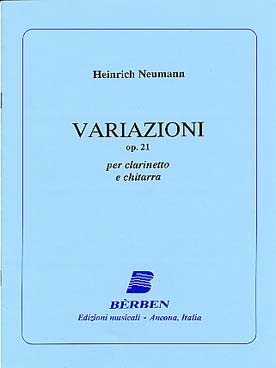 Illustration neumann variations op. 21 clar.& guitare