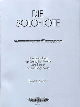 Illustration solos de flute (les) vol 1 : baroque