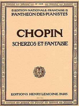 Illustration chopin scherzos et fantaisies