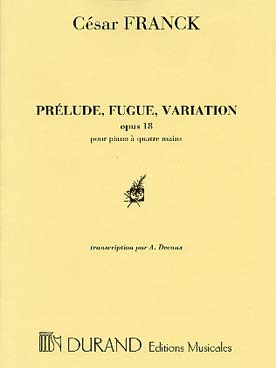 Illustration de Prélude, fugue et variation op. 18