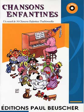 Illustration de CHANSONS ENFANTINES avec CD play-along