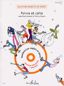 Illustration de Poivre et celte pour hautbois ou cor anglais et piano, avec CD play-along