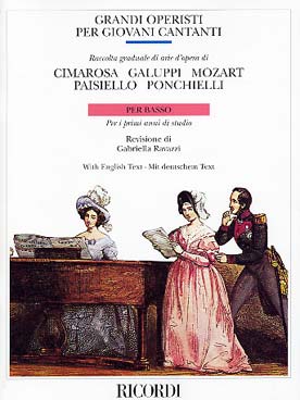 Illustration raccolta graduale di arie d'opera basse