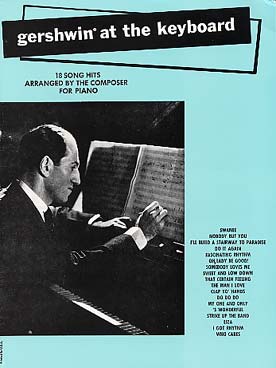 Illustration gershwin at the keyboard