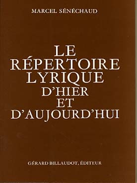 Illustration de Répertoire lyrique d'hier et d'aujourd'hui