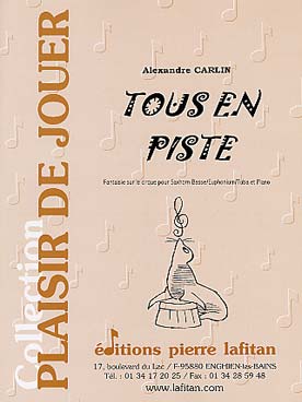 Illustration carlin tous en piste