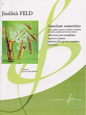 Illustration de American concertino pour saxo soprano et orchestre de chambre, réd. piano