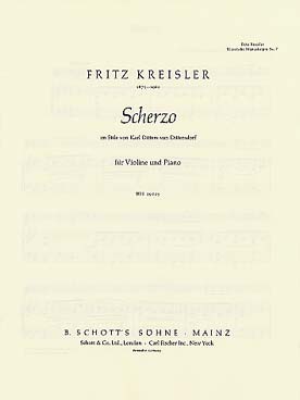 Illustration de Scherzo dans le style de Dittersdorf