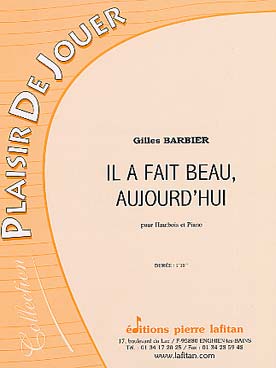 Illustration barbier il a fait beau aujourd'hui