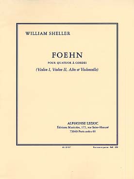 Illustration de Foehn pour quatuor à cordes