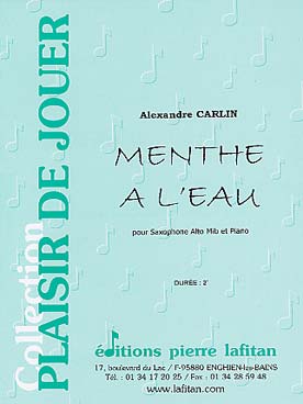 Illustration de Menthe à l'eau (saxophone alto)