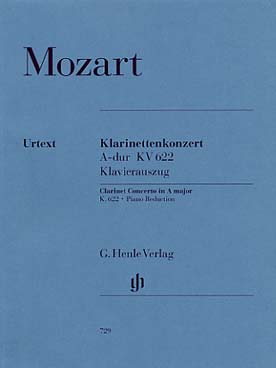 Illustration mozart concerto k 622 la maj (cl. la)