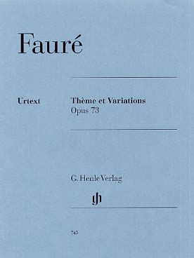 Illustration de Thème et variations op. 73 - éd. Henle