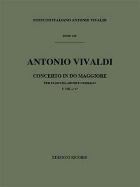 Illustration de Concerto F VIII/17 RV 472 PV 45 en do M pour basson et orchestre