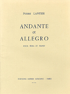 Illustration lantier andante et allegro