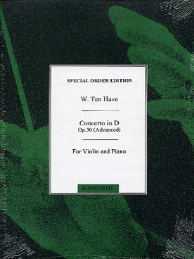 Illustration ten have concerto en re op. 30
