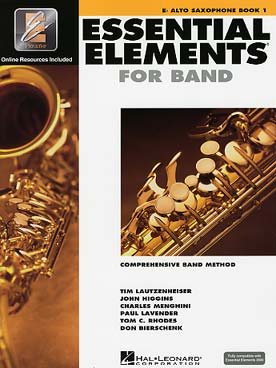 Illustration de ESSENTIAL ELEMENTS FOR BAND : a  comprehensiv band method with EEi - Vol. 1 : saxophone alto