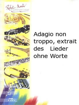 Illustration de Adagio non troppo de Lieder ohne Worte (romances sans paroles)