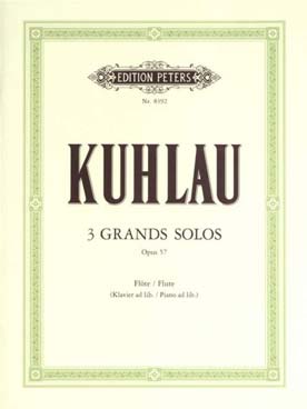 Illustration de 3 grands solos op. 57