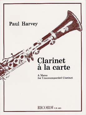 Illustration harvey clarinette a la carte
