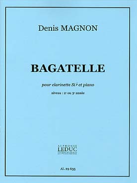 Illustration magnon bagatelle * clarinette *