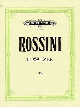 Illustration rossini valses (12) pour 2 flutes