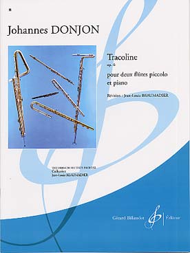 Illustration de Tracoline op. 6 pour 2 flûtes piccolo et piano