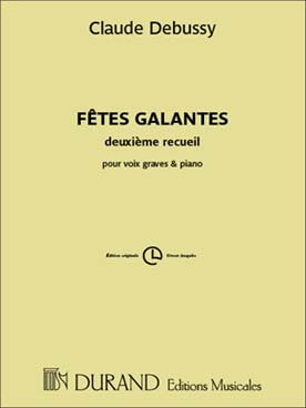 Illustration de Fêtes galantes, poèmes de Verlaine pour voix élevées - Vol. 2
