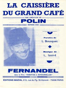 Illustration de La caissière du grand café (ligne de chant + textes)