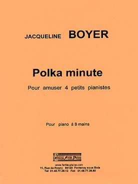 Illustration boyer la polka minute pour 8 mains