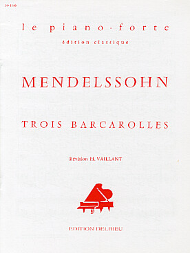 Illustration de 3 BARCAROLLES (2 barcarolles vénitiennes et chanson de la gondole)