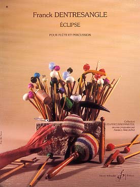 Illustration dentresangle eclipse flute et percussion