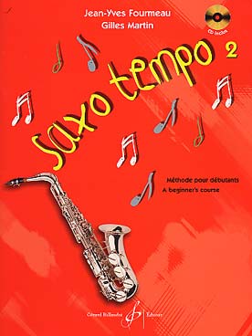 Illustration de Saxo tempo avec CD : méthode pour débutants avec CD play-along - Vol. 2  