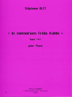 Illustration blet in memoriam frida kahlo op. 141