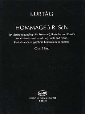 Illustration kurtag hommage a r. schumann op. 15 d   