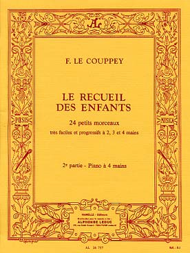 Illustration de Le Recueil des enfants, 24 morceaux très faciles et progressifs à 2, 3 et 4 mains - Vol. 2 : piano 4 mains