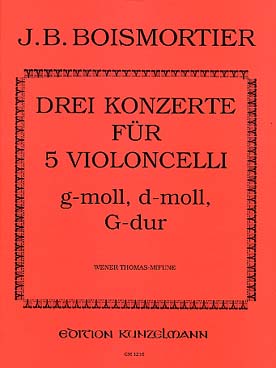 Illustration boismortier 3 concertos 5 violoncelles