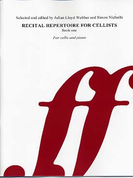 Illustration de RECITAL REPERTOIRE for cellist - Vol. 1