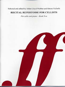 Illustration de RECITAL REPERTOIRE for cellist - Vol. 2