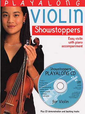 Illustration de PLAY-ALONG VIOLIN - Showstoppers : 10 airs de comédies musicales