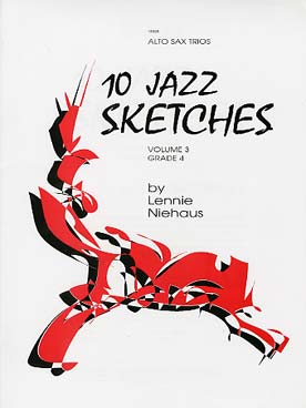 Illustration de 10 Jazz Sketches pour 3 saxophones alto - Vol. 3