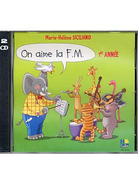 Illustration siciliano  on aime la fm - 1re annee cd