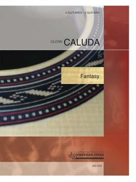 Illustration caluda fantasy pour 4 guitares