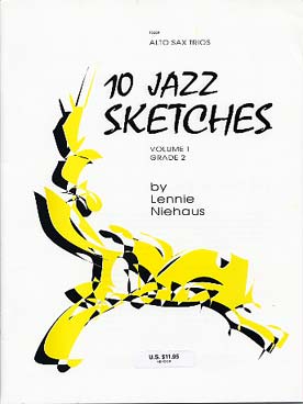 Illustration de 10 Jazz Sketches pour 3 saxophones alto - Vol. 1