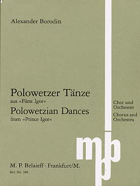 Illustration de Danses polovtsiennes du Prince Igor pour chœur mixte et orchestre
