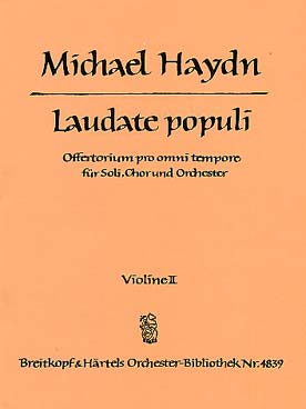 Illustration de Laudate populi - violon 2