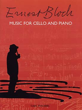 Illustration bloch music for cello and piano