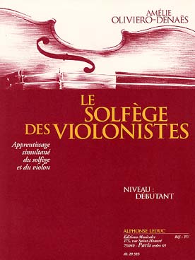 Illustration de Le Solfège des violonistes apprentissage simultané du solfège et du violon