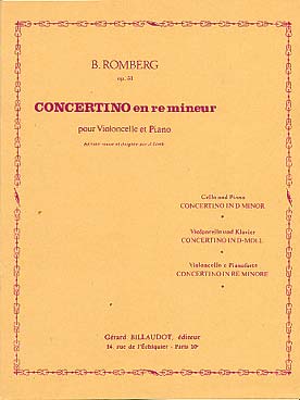 Illustration romberg concertino op. 51 en re min
