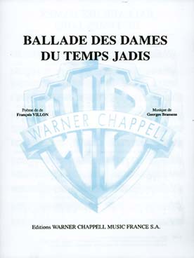 Illustration de Ballade des dames du temps jadis